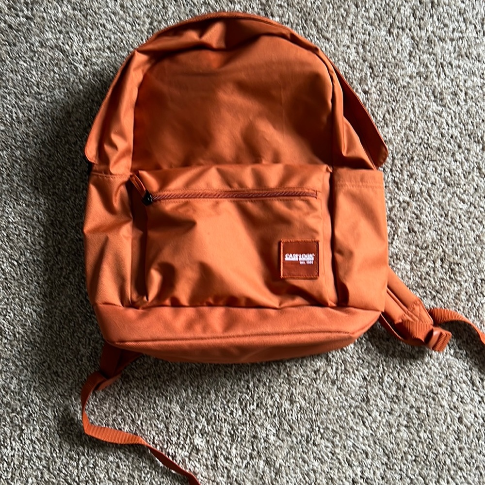 Orange umber backpack